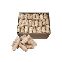Allume-feu en rouleau de laine de charbon de bois de pin naturel de haute qualité pour barbecue, allumage instantané, accessoires de barbecue