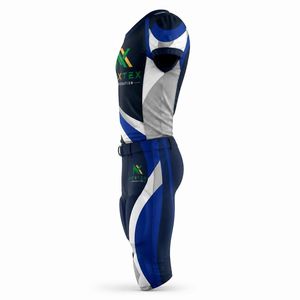 Ensemble d'uniformes sportifs personnalisés par sublimation, maillot d'équipe à col en V et manches courtes avec pantalon de baseball assorti - Product Image 1