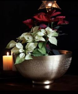 ชามโลหะทองเหลือง สินค้าขายดี ของตกแต่งคริสต์มาส ถาด ของตกแต่งงานแต่งงาน ชามครัว จาน - Product Image 2