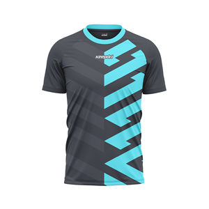 T-shirts de course sans manches personnalisés en Spandex/Polyester noir et jaune à dégradé, imprimés par sublimation, OEM ODM, vêtements de sport sans couture - Product Image 1