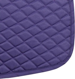Purple <b>Quilted</b> Custom Logo Horse Saddle Pad Wholesale <b>Quilted</b> Breathable Riding Pad Equestrian Equipment Manufacturer - Product Image 5