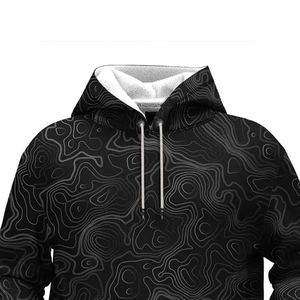 Sudadera con capucha personalizada para hombre, básica, de algodón mezclado, estilo streetwear, para equipos deportivos, sublimable. - Product Image 4