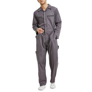 Flame Resistant Cotton Coverall Durable <b>Overall</b> High Visibility Safety Suit Unisex OEM Service for <b>Construction</b> Working Uniform - Product Image 3
