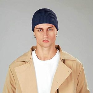 Bonnet court côtelé vierge personnalisable avec logo, unisexe, doux et extensible, style pêcheur, plusieurs couleurs, OEM - Product Image 3