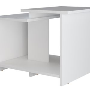 Naco Coffee Table with <b>Open</b> <b>Storage</b> by FM Furniture Melamine Finish in White - Product Image 5