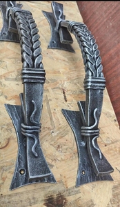 Manija de Hierro Forjado para Puerta - Estilo Tradicional, Alta Durabilidad, Acabado Pintado - Herrajes Elegantes para Cercas y Puertas - Product Image 4