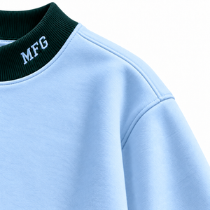 เสื้อสเวตเตอร์ไหมพรมคอเต่าทรงหลวม ระบายอากาศได้ดี ผ้าฝ้าย 100% ไม่มีซับใน สีพื้น สำหรับผู้ชาย ลายโลโก้ใหม่ตามสั่ง สำหรับฤดูหนาว - Product Image 6