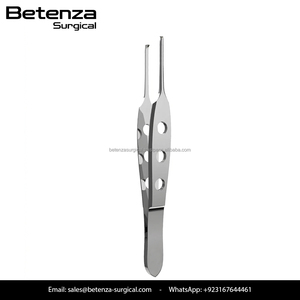 Pinzas para Tejidos Bishop-Harman de Primera Calidad, 1x2 Dientes, Acero Inoxidable, Instrumentos Oftálmicos para Microcirugía - Product Image 2