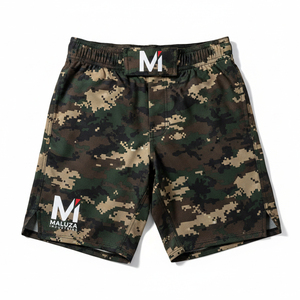 Custom Private Label MMA Shorts High Performance Fight Trunks 4-Way Stretch Grappling Shorts for BJJ and Kickboxing OEM - Product Image 1