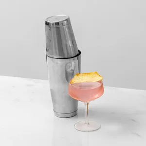 Ensemble de shaker Boston en acier inoxydable, 2 pièces, ensemble de mélange de cocktails, kit d'outils de bar robuste pour la préparation de cocktails, whisky, martini, mojito - Product Image 3