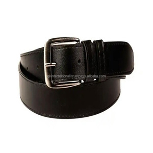 Cinturón Retro Casual Simple y Versátil para Hombre, Cuero Curtido Vegetal, Capa Superior de Cuero Genuino, Hebilla Cromada - Product Image 5