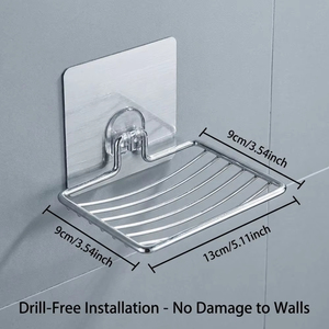 <b>Soap</b> Cage Bathroom <b>Soap</b> Holder Flip Lid <b>Soap</b> Storage Box Wall Mounted No Punch <b>Soap</b> <b>Dish</b> <b>with</b> <b>Drain</b> Storage New Latest Design - Product Image 6