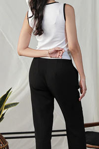 Camisetas sin mangas para mujer, nuevas, de verano, informales, transpirables, con sujetador incorporado, sexy, con aberturas, para usar como prenda exterior o en capas, de punto único. - Product Image 5