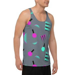 เสื้อกล้ามผู้ชายแบบสั่งทำสำหรับออกกำลังกาย กีฬา ฟิตเนส ผ้าฝ้ายและสแปนเด็กซ์คุณภาพสูง ดีไซน์ปรับแต่งได้สำหรับฟิตเนส โยคะ และสวมใส่ลำลอง - Product Image 2