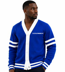 เสื้อสเวตเตอร์คอวี Zeta Phi Beta สำหรับชมรม/สมาคม/โรงเรียน/วิทยาลัย/มหาวิทยาลัย  คาร์ดิแกนถักลายโลโก้สำหรับทุกเพศ - Product Image 2