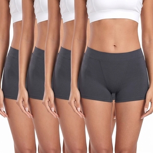 Braguitas de punto Yun Meng Ni de talle medio, estilo hipster, de spandex/algodón, tallas 2XL, 3XL, 4XL, con estampado de puntos florales, transpirables y sexys para mujer. - Product Image 6