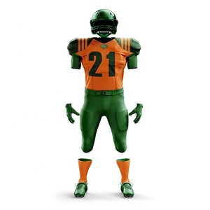 Uniformes de fútbol americano más vendidos Tela de poliéster de alta calidad usada Jersey de fútbol americano sublimado y bordado - Product Image 5