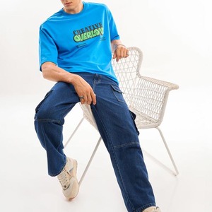 Camiseta Moderna con Estampado Puff de Fabricante Pakistaní, 100% Algodón, Corte Regular, Ecológica, Transpirable, Color Personalizado - Product Image 6