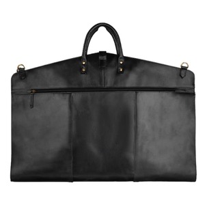 Sac de transport pour costumes en cuir véritable fait main, robuste, avec fermeture éclair, pour distributeur B2B, idéal pour les voyages décontractés et simples - Product Image 2