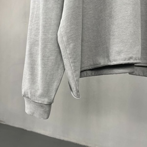 T-shirt vintage hip-hop personnalisé de haute qualité, double couche, 100 % coton, délavé à l'acide, imprimé sérigraphié, coupe double 2-en-1, manches classiques - Product Image 5
