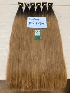 Cinta de extensión de cabello humano, venta al por mayor de fábrica, bambú, empresa - Product Image 6