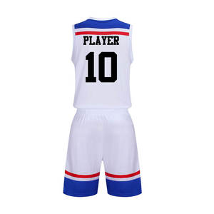 High Quality Sublimation Men Sports Customized Basketball Kit Personalized Sports Basketball Uniform Plus Size - Product Image 6