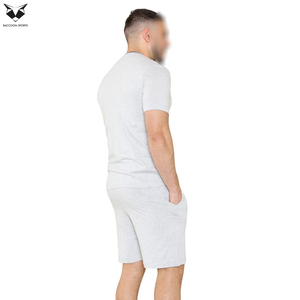 Conjunto de Camiseta y Pantalones Cortos de Verano para Hombre, Cuello Redondo, Color Sólido, Transpirable, Mejor Tela, Superventas 2026 - Product Image 5