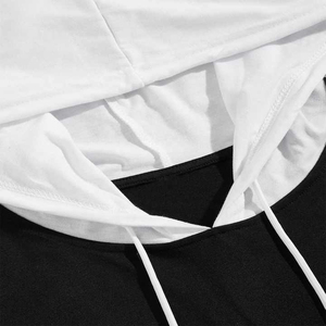 Conjunto de Sudadera con Capucha y Pantalones Cortos de Felpa Francesa de Alto Gramaje (360 GSM), Tejido de Bucle de Alta Densidad, Resistente al Lavado - Product Image 5