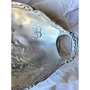 Plated Metal Decorative Serving Tray Platter for Hotel Wedding Catering Tableware Bulk Supplier Manufacturer India Export Supply - Product Image 3