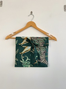 Conjunto de Pijama con Estampado Animal, 100% Algodón, Manga Larga, Corte Regular, Transpirable, Informal, para Todas las Temporadas, Tejido de Punto, Estilo Bohemio - Product Image 6