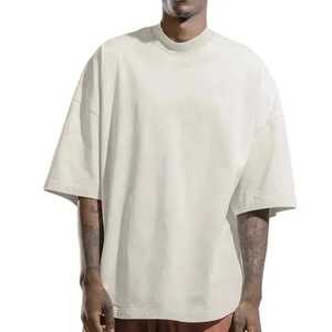 Regular Fit Regular Sleeve Men's Casual <b>T</b>-<b>Shirt</b> with Pattern 100% Cotton Canvas O-Neck <b>Long</b> <b>Length</b> Breathable Eco-Friendly - Product Image 5
