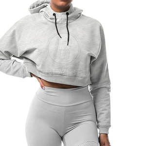 Vêtements décontractés d'hiver, couleur et impression personnalisées, sweat-shirts à capuche courts, 100% coton, respirant, respectueux de l'environnement, fabriqué au Pakistan - Product Image 3