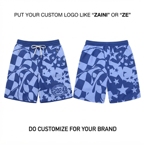 Shorts en maille polyester premium 160 GSM gris anthracite et rouge, sublimation, logo personnalisé, OEM ODM, vêtements de sport - Product Image 5
