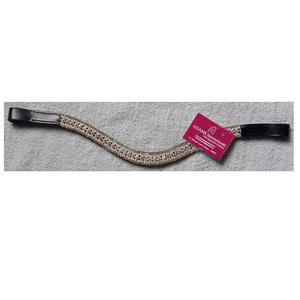 Banda de cejas de brida ostentosa de caballo de cuero de la mejor calidad con productos de caballo Premium de 5 filas - Product Image 1