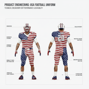 Adult Youth Player Custom Printed American Football Uniform <b>Set</b> Men's Compression Jersey Pants Team Training Sportswear Kits - Product Image 2