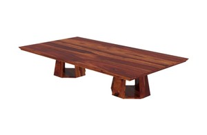 Ensemble de salle à manger en bois de style japonais moderne du milieu du siècle, 6 pièces, chaises rembourrées à dossier solide, table rectangulaire, meubles pour la maison - Product Image 3
