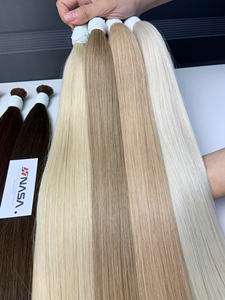 Extensions de cheveux en vrac au prix de gros soyeux et sans perte de cheveux Double noyade 100 grammes couleurs foncées 18 pouces - Product Image 5