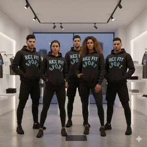 Sweat-shirt à capuche ample en coton 100% 420GSM, impression graphique DTG, style streetwear personnalisé, pour homme. - Product Image 6