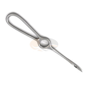 เข็มเย็บผ่าตัดสัตว์ยี่ห้อ Veterinary Buhner ทำจากสแตนเลส ความยาวรวม 8 นิ้ว อุปกรณ์ผ่าตัดสำหรับสัตว์ขนาดใหญ่ - Product Image 4