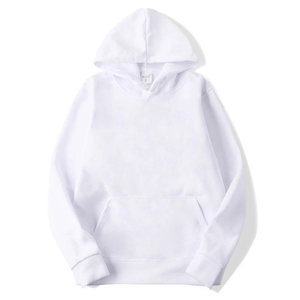 เสื้อฮู้ดผู้ชายสีพื้น ทรงปกติ ผ้าฝ้ายเฟรนช์เทอร์รี่ สวมใส่สบาย มีกระเป๋า เหมาะสำหรับฤดูหนาว เป็นมิตรต่อสิ่งแวดล้อม - Product Image 4