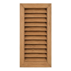 Portes à persiennes élégantes en bois massif rustique avec traitement de surface fini pour applications d'ouverture latérale intérieure, volets en bois - Product Image 1