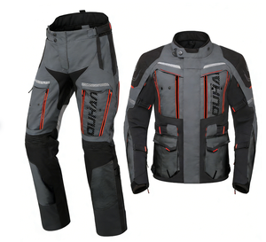 Combinaison de moto Duhan D-25911, veste et pantalon imperméables, super vitesse, course, avec doublure coupe-vent, veste de moto pour motards - Product Image 2