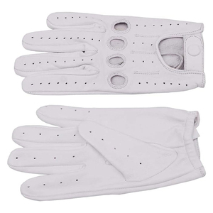 Fabrication en gros de gants de conduite en cuir de dernière conception, couleur unie, imperméables, gants de sécurité pour conducteurs avec logo personnalisé - Product Image 3
