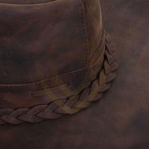 Sombrero de Vaquero Unisex Vintage, Moldeable, Duradero, de Cuero, Personalizable, para Exteriores, de Moda para las Cuatro Estaciones - Product Image 6