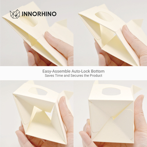 Custom Printed Tuck Top Auto Bottom Crash Lock Box for <b>Supplement</b> Retail Packaging with Die Cut Window | INNORHINO Design - Product Image 2