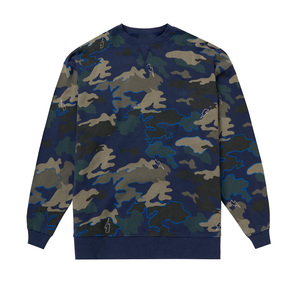 Sudadera de Cuello Redondo con Camuflaje Verde, Sudadera Unisex con Estampado de Camuflaje para un Estilo Casual y Urbano - Product Image 2