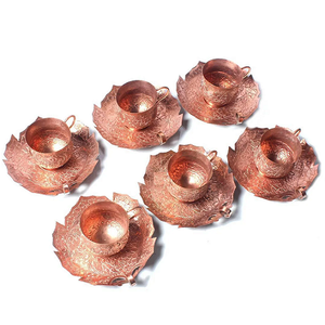 Pure Copper Vintage Coffee <b>Set</b> With Polish Finished For Restaurant Home And Hotel Kitchenware Metal <b>Tea</b> <b>Set</b> - Product Image 6