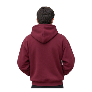 Hoodie personnalisé pour homme en polaire premium, coupe décontractée, style streetwear, fabrication de vêtements sous marque privée pour les marques de mode et les boutiques - Product Image 2