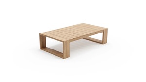 Contemporary Outdoor Teak <b>Sofa</b> Set with Armchair and Table, Durable Garden Furniture with Cushion for Resort, Villa, Hotel - Product Image 6