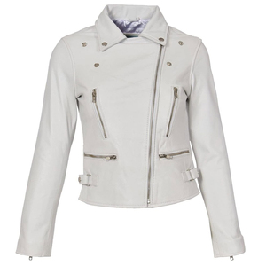 Chaqueta de cuero ligera de secado rápido con patrón sólido para mujer, talla grande, de moda urbana. - Product Image 3
